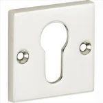 Cilinderrozet Bauhaus-Style glans nikkel