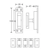 Kruisespagnolet Dual Q9 glans nikkel
