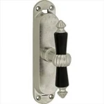 Kruisespagnolet Nouveau antiek nikkel ebbenhout