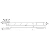 Raamuitzetter Dual glans nikkel